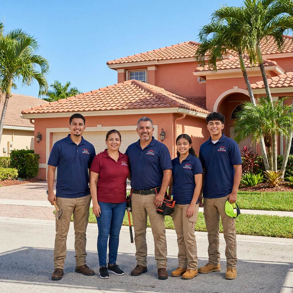 Bona Fide Roofing owner on a job site in Broward, Palm Beach & Miami-Dade County